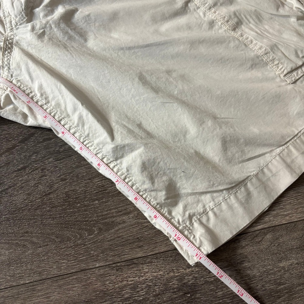 Polo Jeans Co Ralph Lauren Mens Cargo Shorts Off White RL Flag Size 40 - Picture 8 of 9